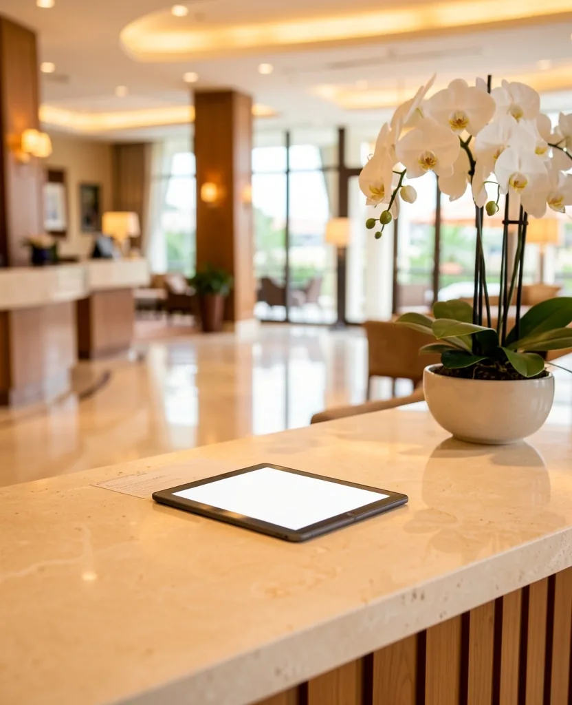 Otel resepsiyon konsepti